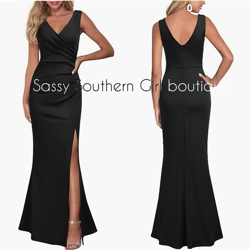 ⭐🆕 Black formal maxi dress
